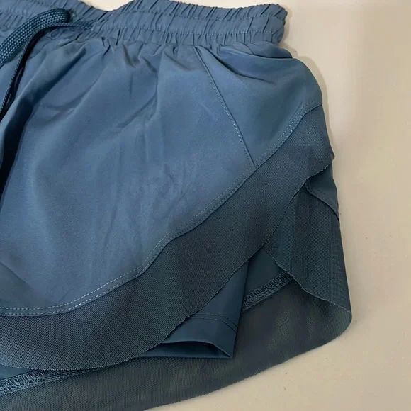 NWT Halara Drawstring Contrast Mesh 2 in 1 shorts Women’s XS - Picture 7 of 14